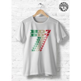 BD7 Tricolor - rövid ujjú póló (csak S)