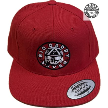 Skull I. piros baseball sapka