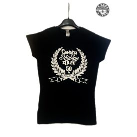   GDZ 50 éves jubileumi - női fekete póló (csak L, XL, 2XL)