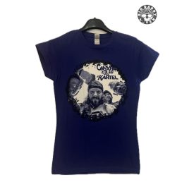   Jégre teszlek 20 éves jubileumi - női kék póló (csak S, L, XL, 2XL)